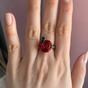 Swarovski Atelier Disney’s Beauty and the Beast ring - never worn